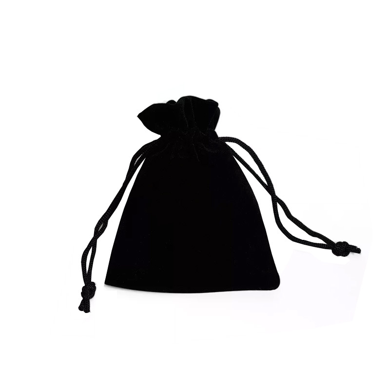 Borsa di velluto nero 7*9cm
