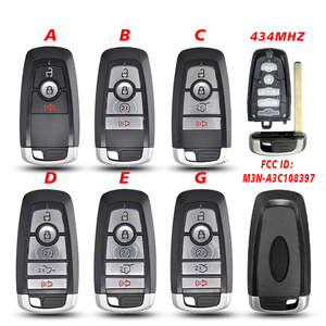 CN018140 2023-2024フォードFシリーズ/3/4ボタンスマートキー/PN: 164-R8333 FCC ID: M3N-A3C108397 434MHZ - Product Image 1