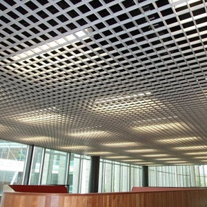Aluminum Open Cell Grid Ceiling Aluminum <strong>T</strong> <strong>Bar</strong> <strong>Install</strong> Ceiling Office Mall Modern Ceiling Panel - Product Image 2