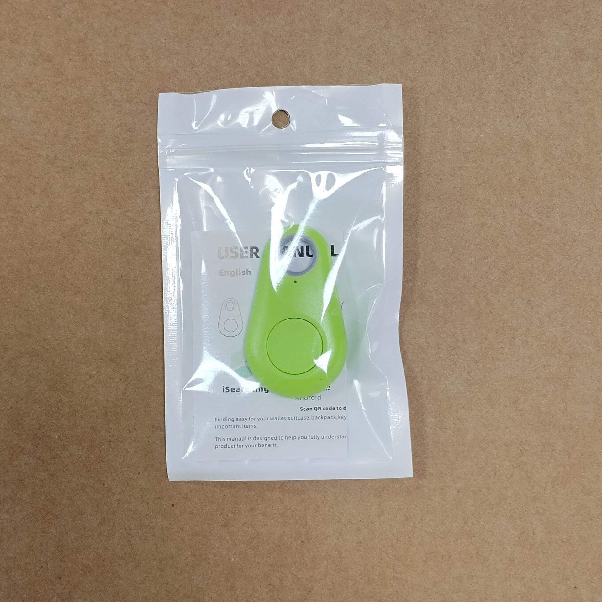 Instrucciones para la bolsa verde nacarada.