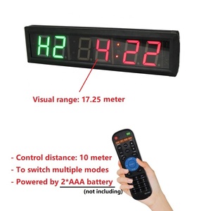 Produttore più modalità Fitness 2.3 pollici digitale conto alla rovescia orologio da allenamento portatile LED intervallo Timer per palestra a casa - Product Image 3