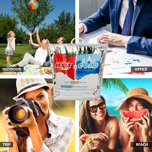 Taşınabilir eko soğutucu çanta Pe alüminyum folyo büyük yalıtım çantası ile Logo - Product Image 5
