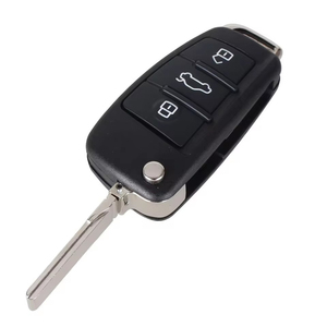 3ปุ่มพับได้เปลือกกุญแจรถระยะไกลสำหรับ Audi A2 A3 A4 A6 A6L A8 Q5 Q7 S6 TT ฝาครอบเคสอะไหล่ - Product Image 6