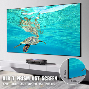 Yovanxer ALR UST Pantalla de proyector súper grande de 150 pulgadas con marco fijo Proyección de tiro ultracorto T prisma CLR Cortina 3D 4K 8K - Product Image 2