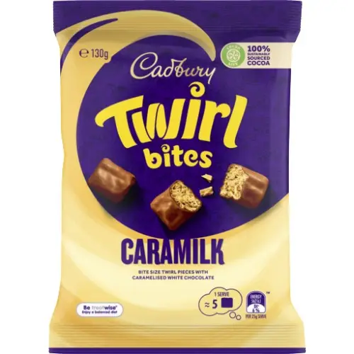 Cadbury Twirl cắn sô cô la Caramel