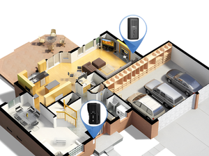 Timbre a prueba de agua, sistema de intercomunicación bidireccional, tiempo de espera súper largo, timbre de puerta de seguridad inalámbrico para exteriores