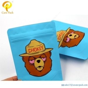 Customizable 1g <strong>1</strong>/8oz 3.5 Gram <strong>4</strong> X 6 <strong>1</strong>/<strong>4</strong> <strong>oz</strong> 7 Gram <strong>1</strong> <strong>oz</strong> 28 Gram Matte Smell Proof Zip Lock Special Mylar Bags for Candy - Product Image 4