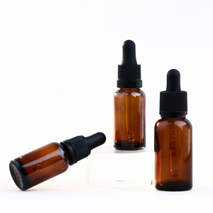 5ml 10ml 15ml 30ml 50ml 100mL Botella de gota de ámbar vacía Suero Aceite esencial Botellas de vidrio con cuentagotas cosméticos - Product Image 2