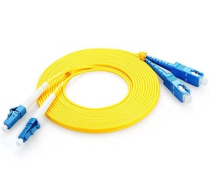 夹套SC LC 1 4米FTTH光纤尾纤贴片高质量通信电缆 - Product Image 2