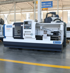 เครื่องกลึงแนวนอนระบบอัตโนมัติ CNC CK6140S ควบคุม GSK โครงสร้างเตียงแบน - Product Image 1