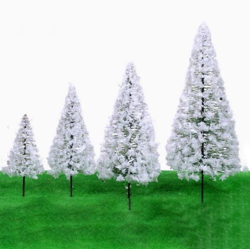 Haute 6cm fil blanc arbre de noël 1pcs