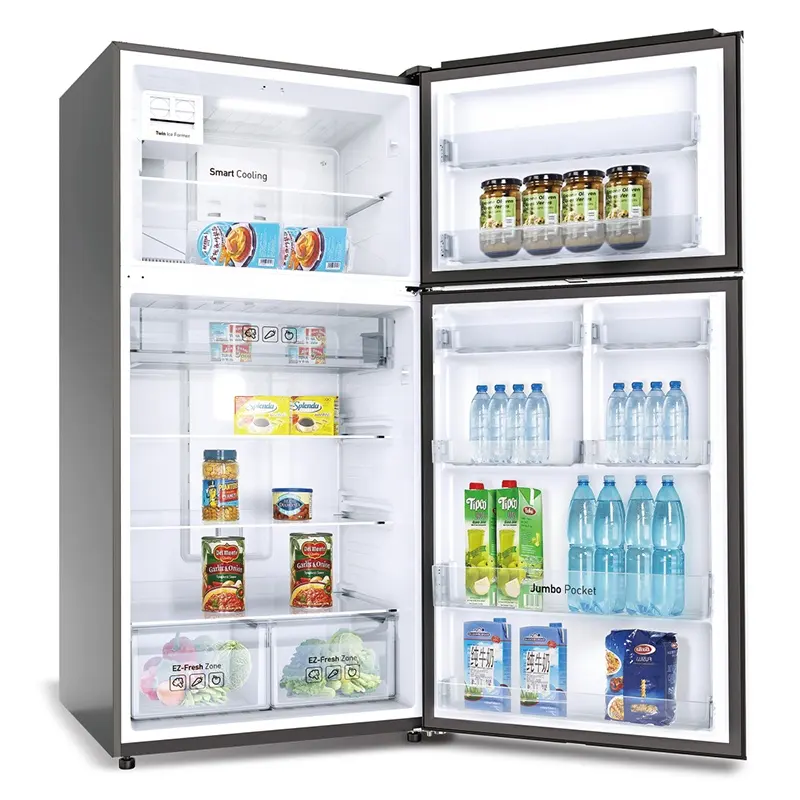 Domestic Top mounted No frost double door Refrigerator with Lock And Key 610L