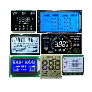 7 Segmental Digital Solar Inverter Display Lcd schermo nero Va segmento personalizzato Display Lcd Inverter modulo Lcd