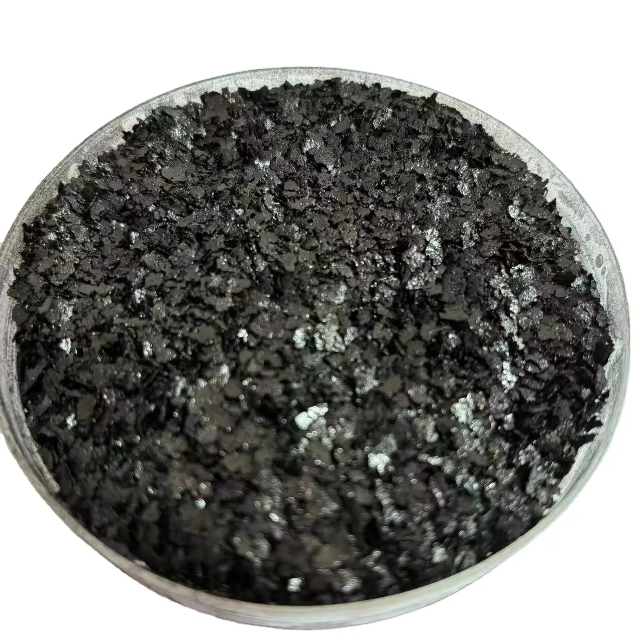 Serpihan potasium humate bersertifikat organik dengan kandungan asam humik 65% harga pabrik yang dapat disesuaikan