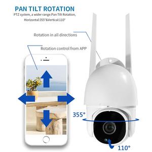 Hot Sale 1080p PTZ <strong>IP</strong> <strong>Camera</strong> Wifi Wireless CCTV Ai Human Tracking Two-Way Audio Ir Outdoor Compatible Memory Card Data Storage - Product Image 5