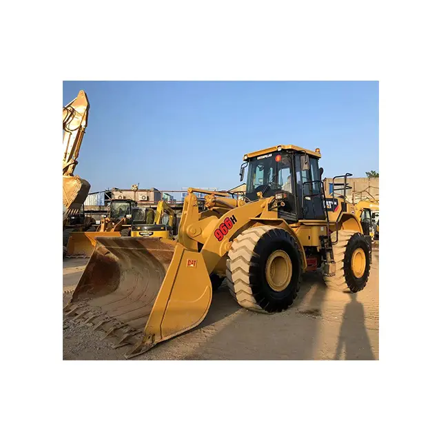 Caterpillar quality CAT966H with original parts second-hand CAT 966H used large wheel skid steer
