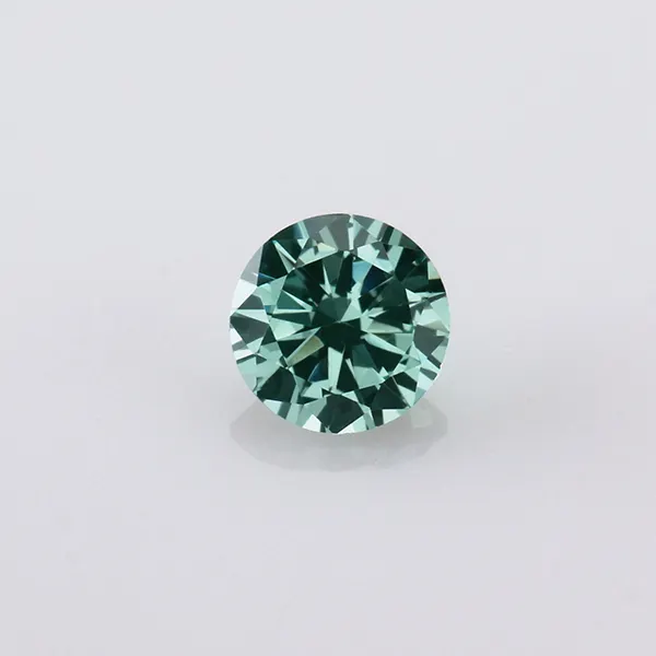 Starsgem 합성 도매 다이아몬드 원형 녹색 보석 스피넬 135 #
