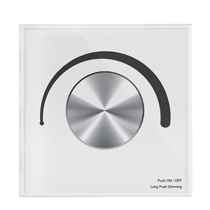 1-10V Glass Panel Dimmer AC <strong>Relay</strong> 1 Channel <strong>Output</strong> <strong>Wireless</strong> Remote <strong>Controller</strong> Led Wall Mounted Lighting - Product Image 1