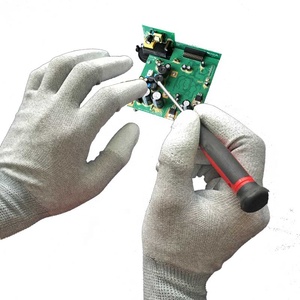 Nmshield ถุงมือเคลือบ PU แบบไฟฟ้าสถิตพร้อมฟังก์ชันป้องกันการลื่นสำหรับป้องกันการก่อสร้าง - Product Image 2