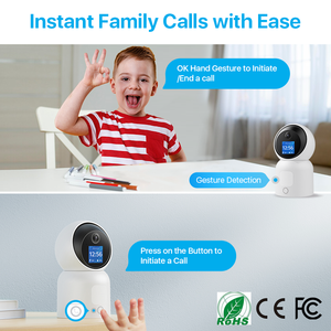 Cámara IP inalámbrica para el Hogar Inteligente, videollamadas, Audio bidireccional, K seguimiento automático de 2,5, seguridad HD, Monitor de bebé, cámara WiFi - Product Image 2