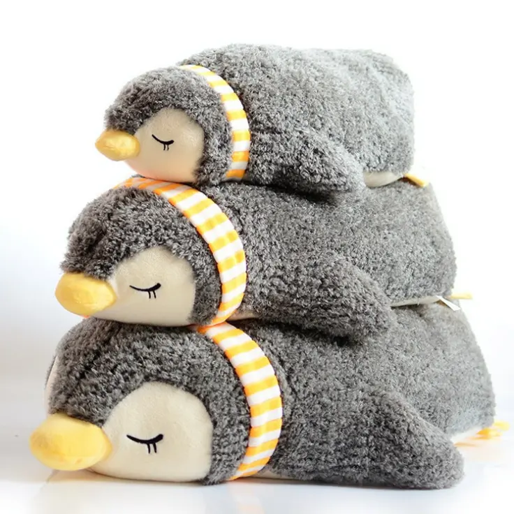 Productie Promotionele Merchandise Zee Dier Pinguïn Pluche Speelgoed Gevulde Pop Zacht Materiaal Voor Kinderen