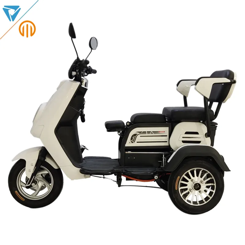 Vimode 가장 인기있는 1000w 72v 저렴한 전기 세발 자전거 오픈 여객 세발 자전거 3 휠 오토바이 장애인