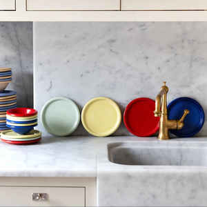 Кастомизированные цветные глазурные тарелки, набор посуды для торта, десерта, стейка, салата, керамические обеденные тарелки для ресторана - Product Image 2