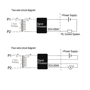 60A ac with dc <strong>4</strong>-<strong>20mA</strong> split core dc <strong>output</strong> current <strong>sensor</strong> KCT10-2L Two wire for IOT GATEWAY - Product Image 4