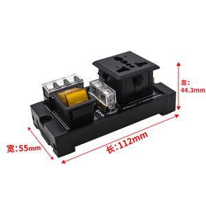 Módulo de enchufe de distribución de energía de gabinete de 1 posición Tira de módulo de alimentación de CA industrial con terminal de protección de caja de control de interruptor - Product Image 2