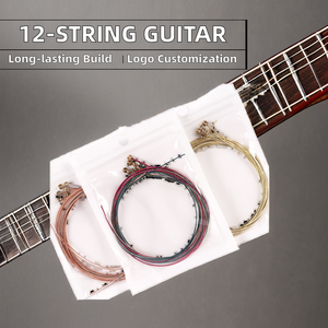 Factory Wholesale <strong>String</strong> Guitar Musical Instruments Set of Six Brass <strong>Strings</strong> - Product Image 3