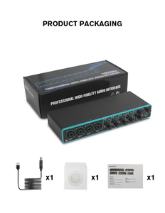 Factory DM404 Usb Pc <strong>Computer</strong> Sound Cards Audio Interface 4 in 4 Usb Sound Card 3rd Gen Usb Audio Interface for Studio - Product Image 4