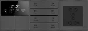SEXANKA KNX EIB Factory Smart Home <strong>Building</strong> Automatic <strong>System</strong> Temperature Panel Smart Temperature <strong>Controller</strong> Wall Switches - Product Image 3