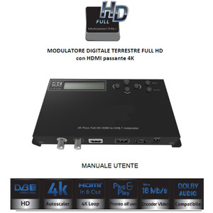 Nuevo estilo de fábrica 4K Pass Full HD Digital Encoder Terrestre 1CH Hdmi a Rf DVB-T Modulador - Product Image 5