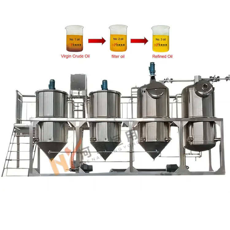 Эффективное оборудование для переработки Красного пальмового масла, машина для переработки хлопкового подсолнечного соевого масла