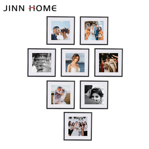 Bán Buôn 8X8 Sáng Tạo Văn Phòng Hoặc Nhà Restickable Và Removable Ánh Sáng Nhựa Tường Cắt Dán Khung Set - Product Image 5