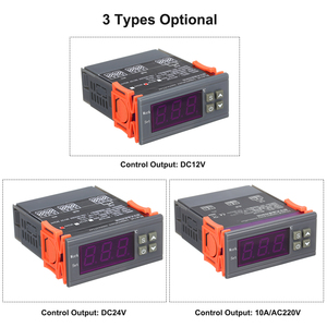 Controlador de temperatura MH1210W DC12V /24V, regulador de termostato AC90-250V 10A 220V con Sensor -50 ~ 110C, Control de refrigeración de calefacción - Product Image 5