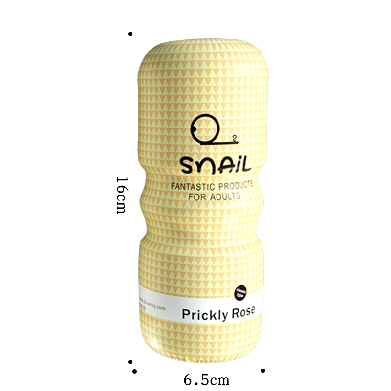 Copa de caracol amarilla para sexo oral.