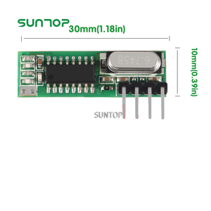 Control remoto inalámbrico Rf 4 canales Universal 433 Rf Wifi receptor 433 Mhz Rf transmisor y módulo receptor