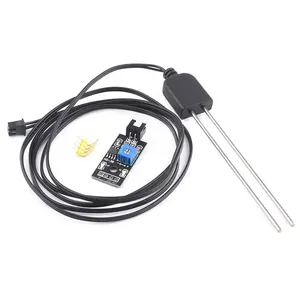 Kapasitif toprak nem sensörü modülü/toprak nem dijital ekran röle kontrol modülü Arduino için otomatik sulama