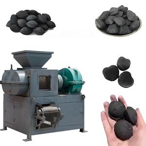 Egg Pillow Shape Briquettes Charcoal Ball Press <strong>Dry</strong> Powder Making Machine for Briquette Machine