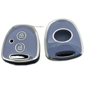 2 düğme araba anahtarı kapağı kap durumda korumak için Grand WIGO Avanza Daihatsu Xenia için PERODUA Alza Myvi Axia Perodua anahtar kapak - Product Image 1