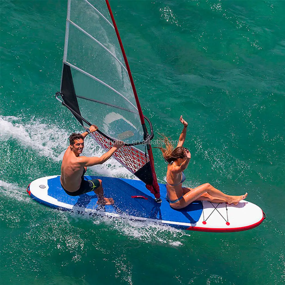 Haute Qualité Gonflable Sup Voilier Padel Surf De All Round Windsurf ISUP Paddle Surfboard Windsurf Sail Board