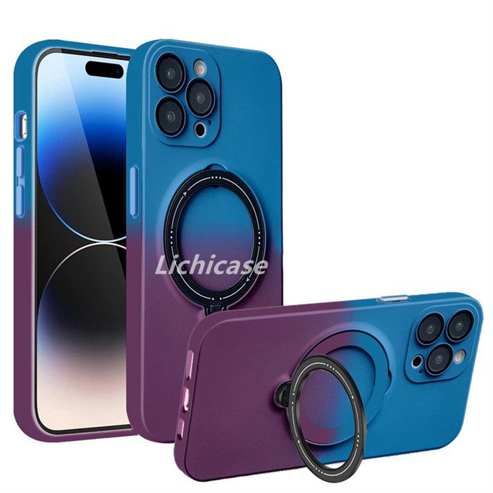 สีม่วง + น้ำเงิน