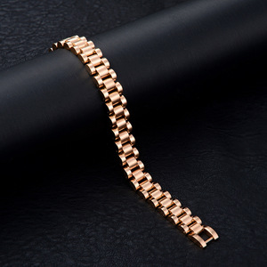 Classic Design Multi-color Intercolor Three-layer Rutting <strong>Chain</strong> High Quality Electroplated Stainless Steel Hip Hop Bracelet