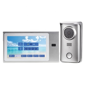 Factory Wholesale <strong>Video</strong> Door Bell <strong>Intercom</strong> for Villa 4 Wire <strong>Video</strong> <strong>Intercom</strong> <strong>System</strong> Waterproof <strong>Video</strong> Doorphone - Product Image 1