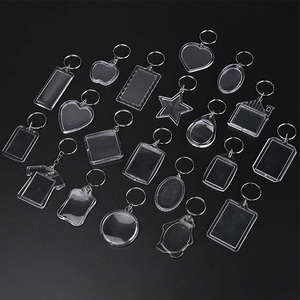 Trong Suốt Trống <span class=keywords><strong>Acrylic</strong></span> Ảnh Khung Ảnh Keyring Keychain DIY <span class=keywords><strong>Acrylic</strong></span> Khung Ảnh Keychain Cho Quà Tặng Khuyến Mãi - Product Image 2