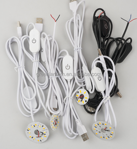 发光二极管光源5v灯珠低压单双色RGB灯板带USB插头开关线 - Product Image 1