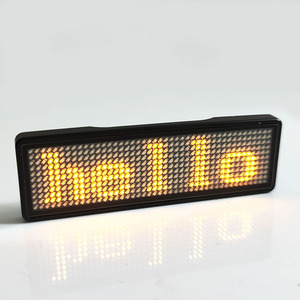 Цифровой светодиодный значок с прокручивающимися сообщениями - Product Image 3