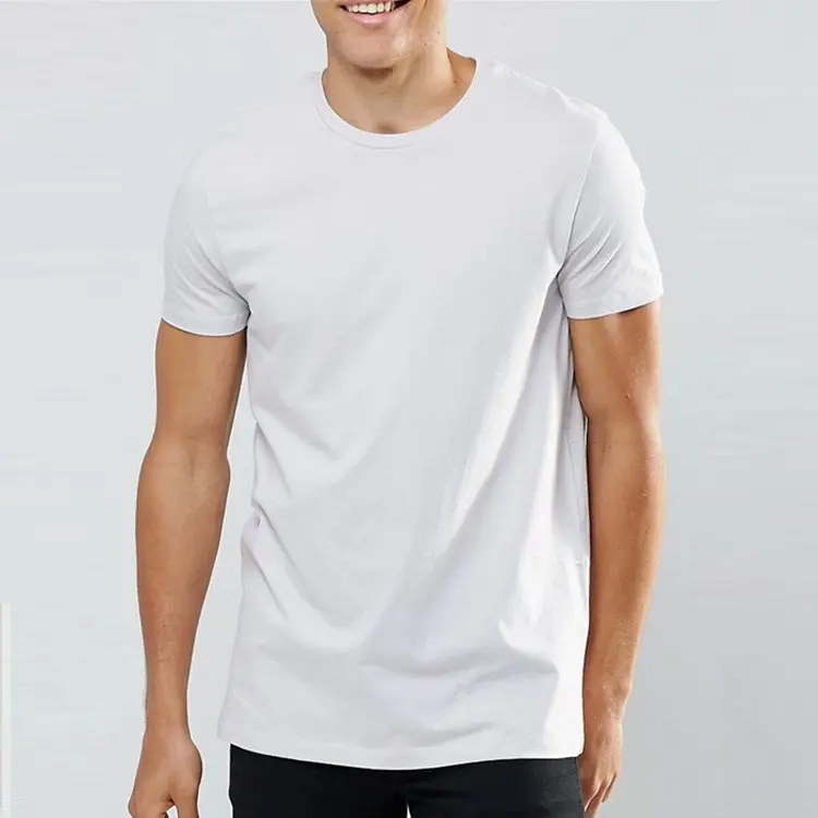 Camiseta de cuello redondo ajustada personalizada, camisa blanca increíble, barata