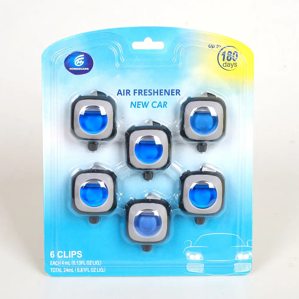 Fragrance Auto air Freshener clip Durable auto air freshener for up to 180 days auto freshener deodorant BLUE SKY